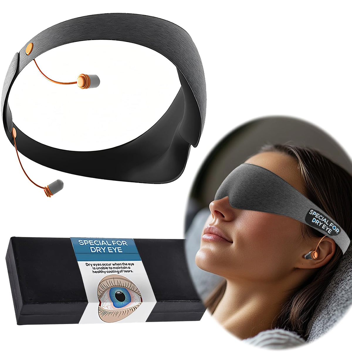 Moisture Chamber Dry Eye Sleep Mask | Gorgeousgardenskin