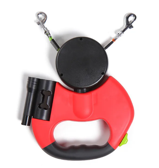 Enhance Your Evening Walks with Our Retractable Dog Leash with Lights