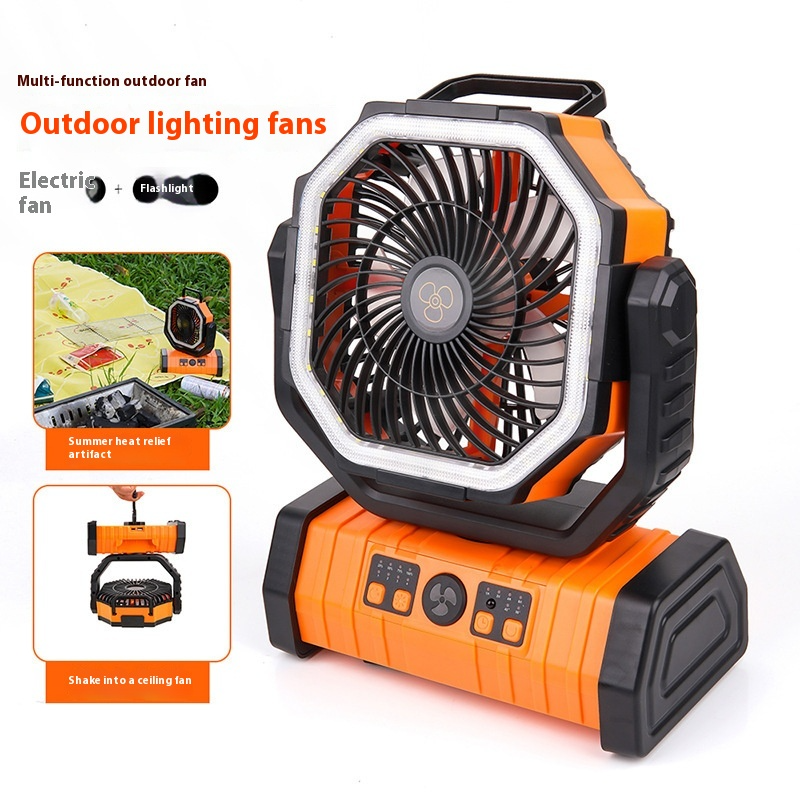 Outdoor Household Power Bank LED Light Camping Fan - Gorgeous Garden