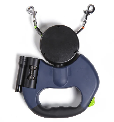 Enhance Your Evening Walks with Our Retractable Dog Leash with Lights