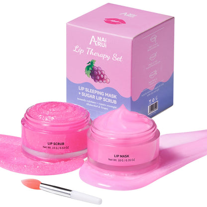 Lip Care Kit: Mask and Scrub Set | Gorgeousgardenskin