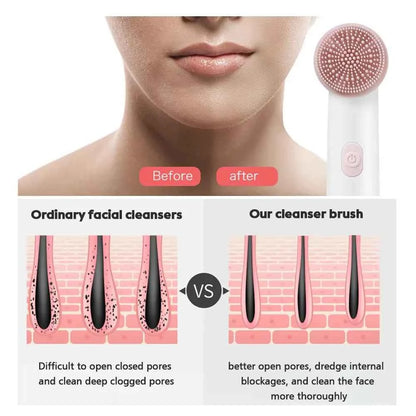 Transform Your Skincare Routine with the VibrantGlow Facial Brush