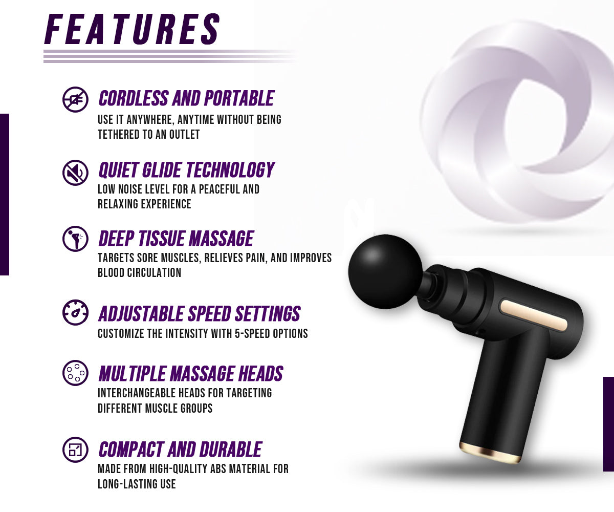 Percussion Massage Gun | Gorgeousgardenskin