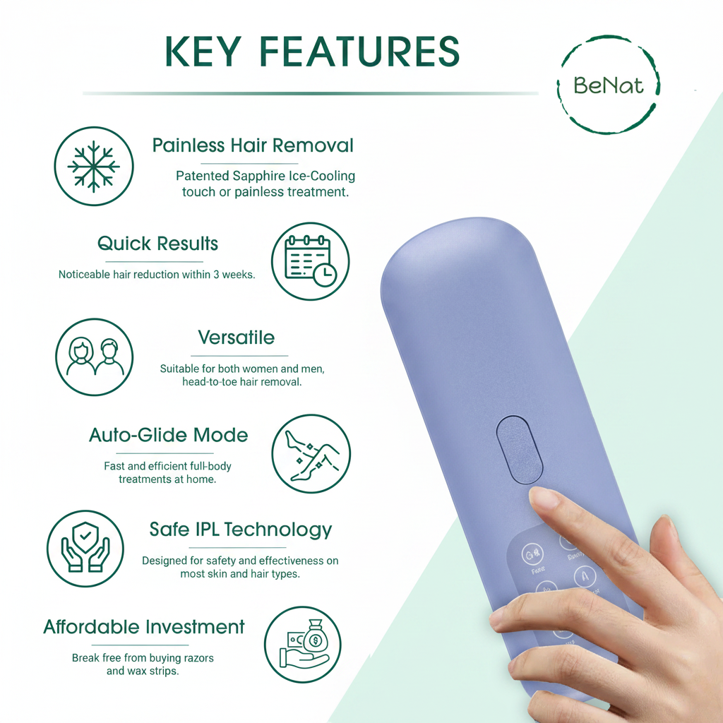 IPL Hair Removal Device | Gorgeousgardenskin