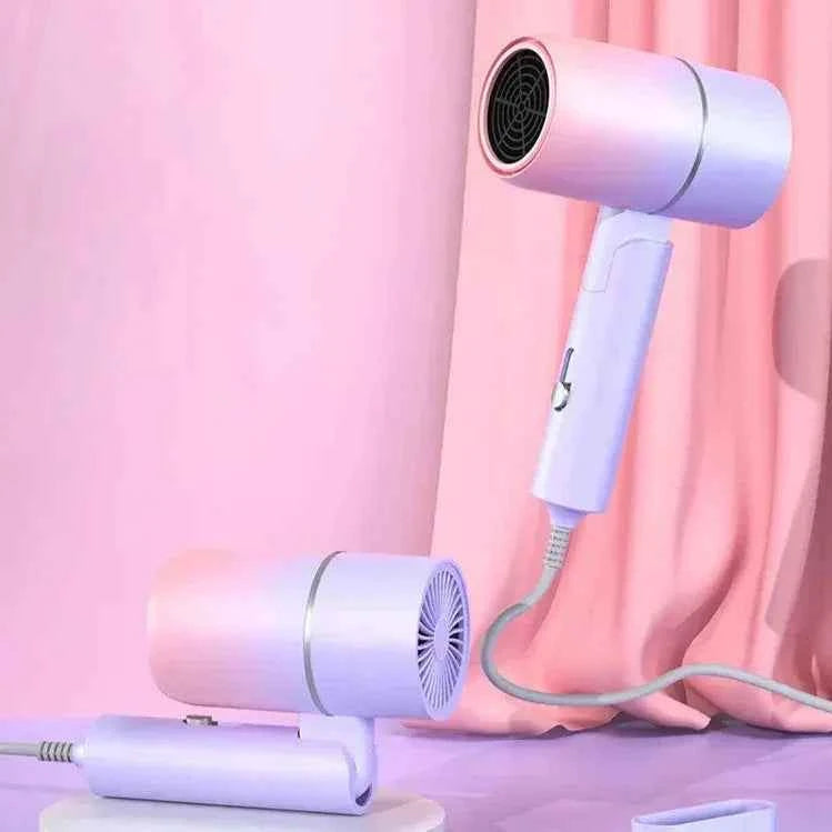 Compact Anion Hair Dryer - Your Go-To Travel Companion for Healthy, Shiny Hair