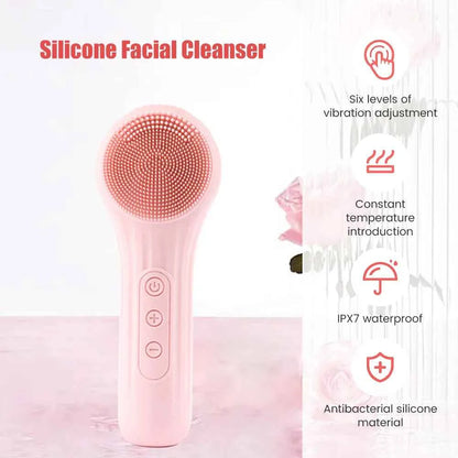 Sonic Cleansing Beauty Brush: Elevate Your Skincare Routine with Gentle Cleansing and Massage