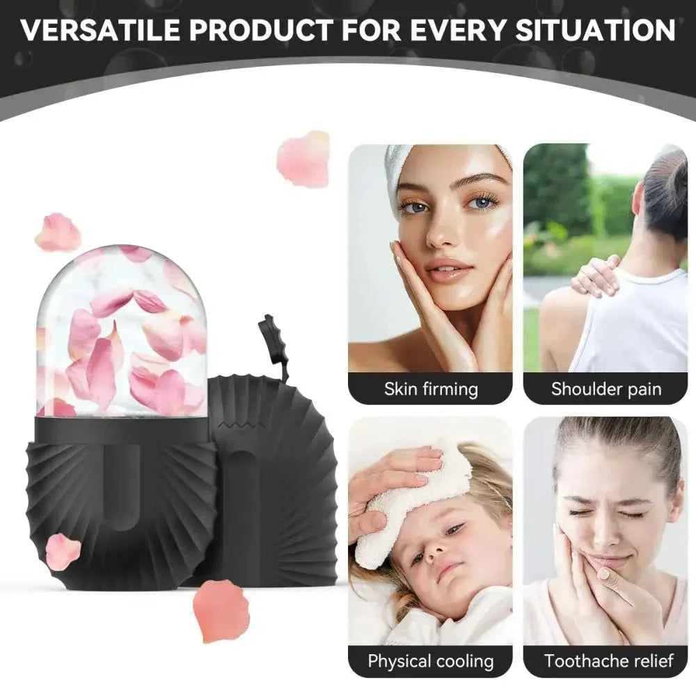 Revitalize Your Skincare Routine with the Silicone Cube Facial Ice Roller