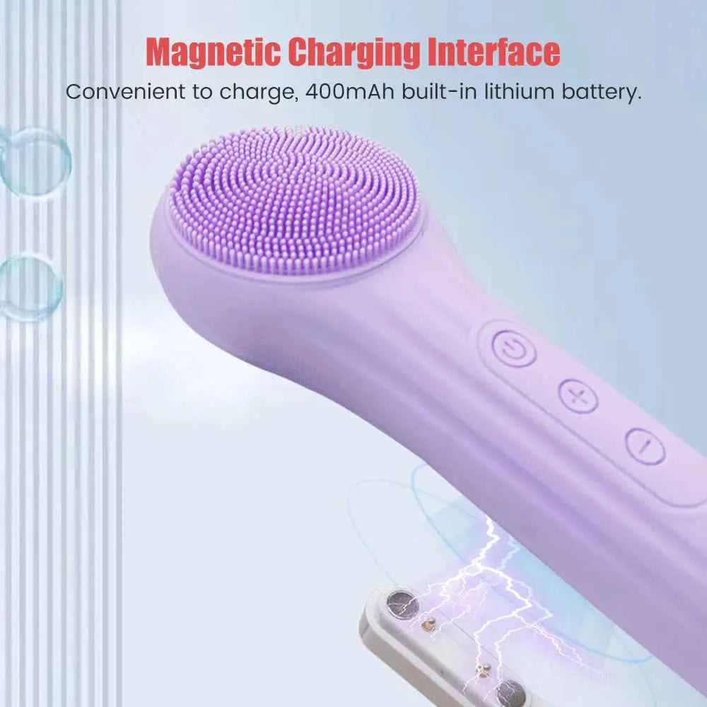 Sonic Cleansing Beauty Brush: Elevate Your Skincare Routine with Gentle Cleansing and Massage