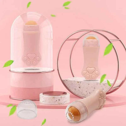Cute Cat Paw Oil Absorbing Roller – Effortlessly Achieve a Shine-Free Look