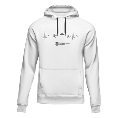 Fishing Cardiogram Unisex Hoodie