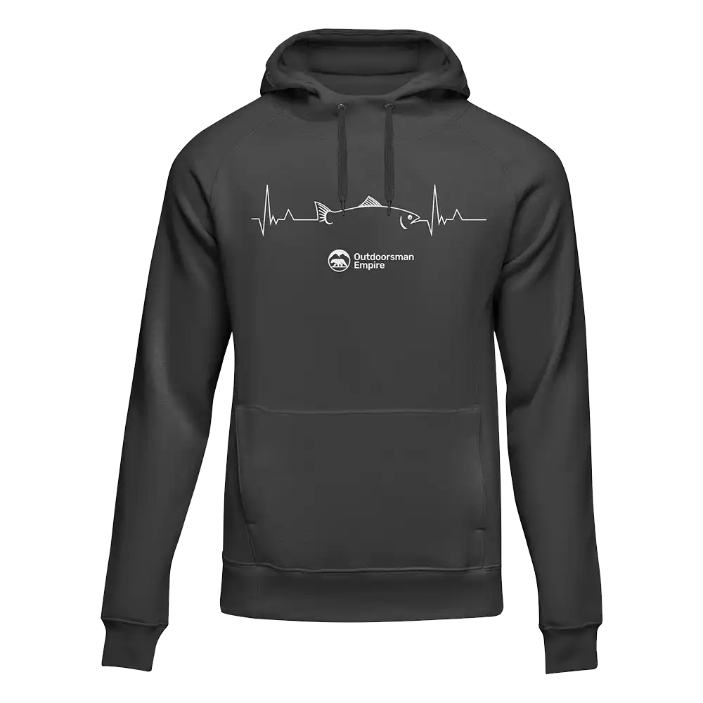 Fishing Cardiogram Unisex Hoodie - Gorgeous Garden