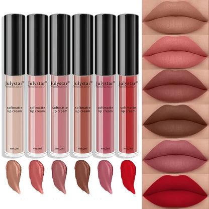 6 Colors Dual Wear Liquid Lipstick | Gorgeousgardenskin