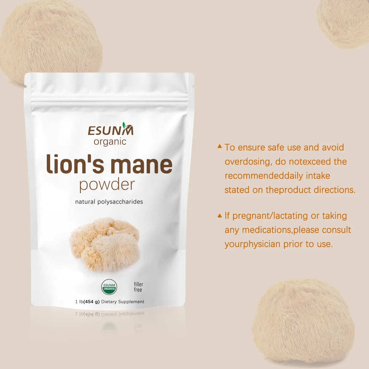 Lion's Mane Powder | Gorgeousgardenskin