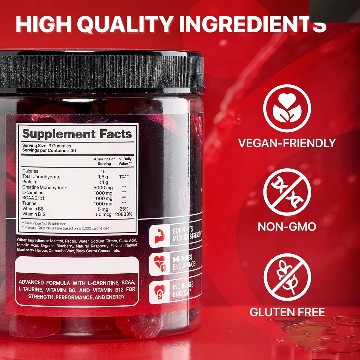 Muscle Boost Gummies - Gorgeous Garden