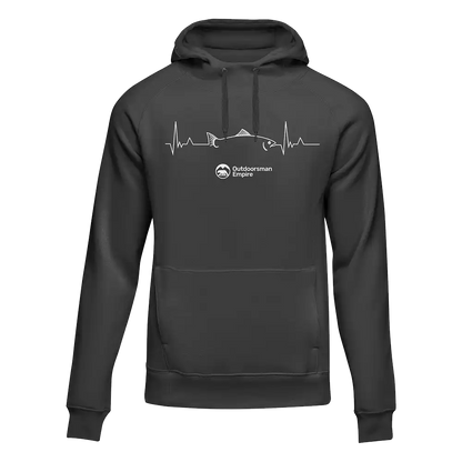 Fishing Cardiogram Unisex Hoodie - Gorgeous Garden