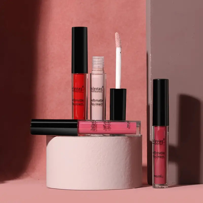 6 Colors Dual Wear Liquid Lipstick | Gorgeousgardenskin