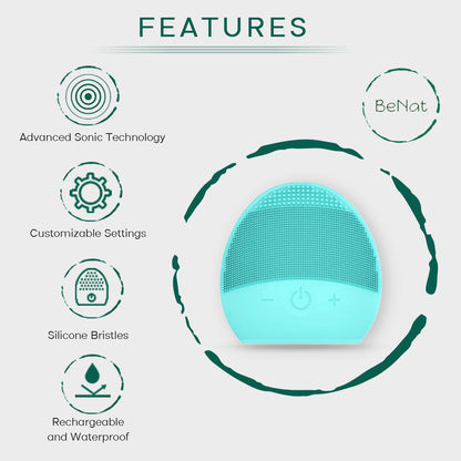 Facial Cleansing Brush | Gorgeousgardenskin