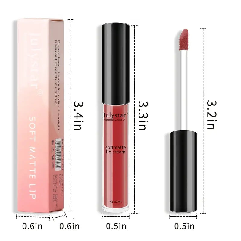 6 Colors Dual Wear Liquid Lipstick | Gorgeousgardenskin