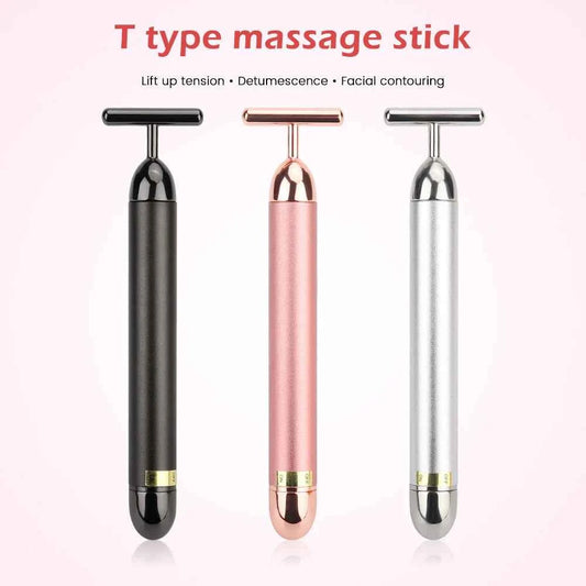 Revitalize Your Skin with the Golden Vibe Facial Massager Bar