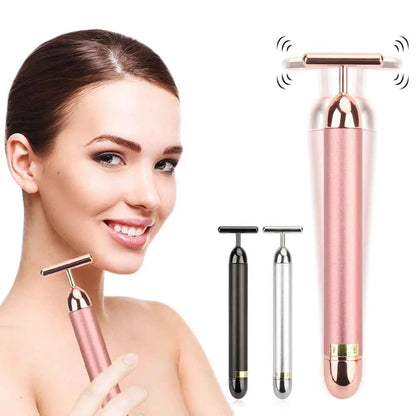 Revitalize Your Skin with the Golden Vibe Facial Massager Bar