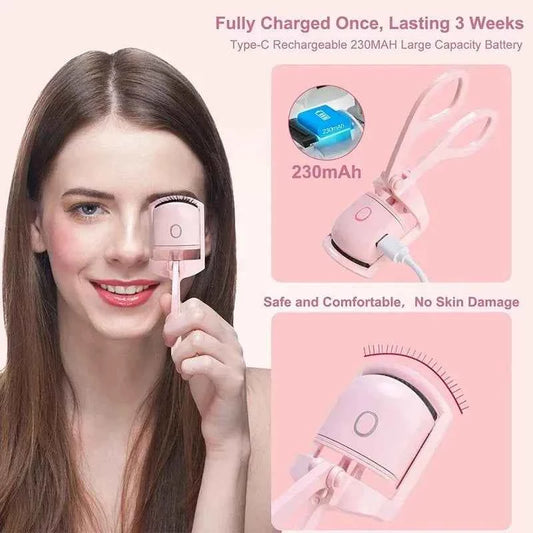 LuxCurls Electric Eyelash Curler: Effortless Glam with Every Curl