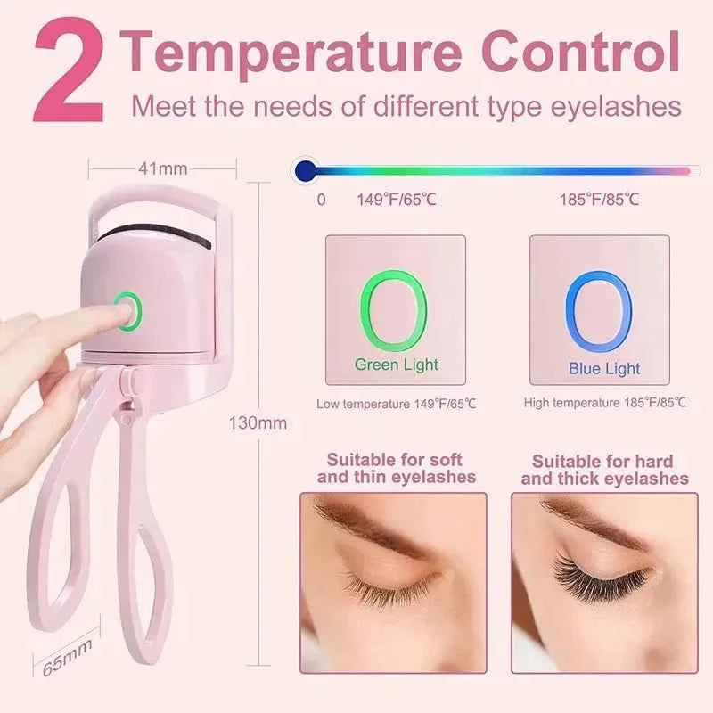 LuxCurls Electric Eyelash Curler: Effortless Glam with Every Curl