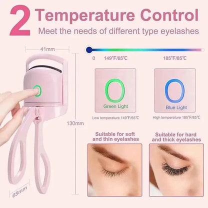 LuxCurls Electric Eyelash Curler: Effortless Glam with Every Curl