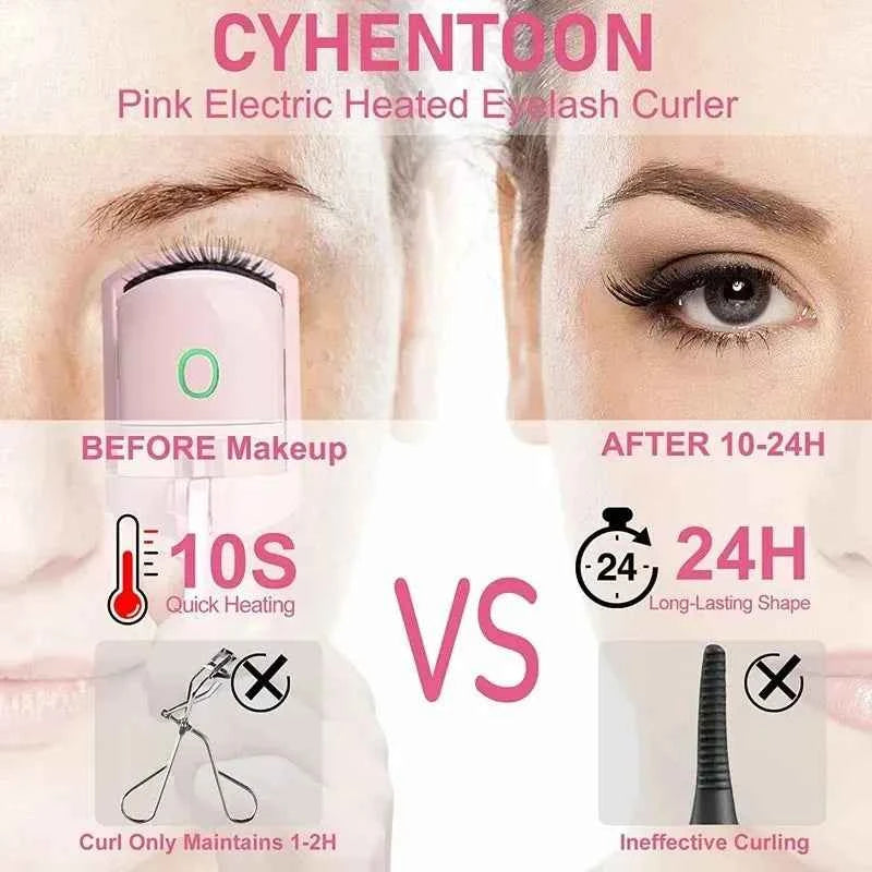 LuxCurls Electric Eyelash Curler: Effortless Glam with Every Curl