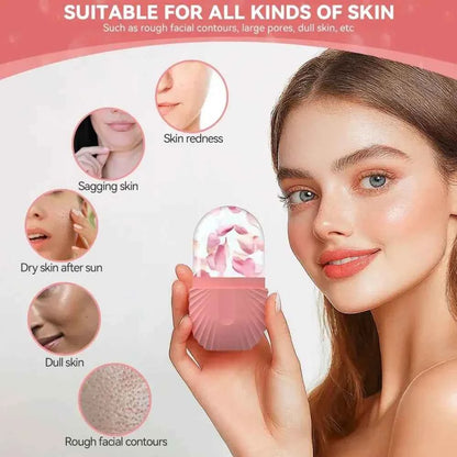 Revitalize Your Skincare Routine with the Silicone Cube Facial Ice Roller